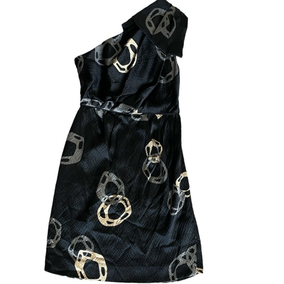 Barneys New York x Sariah Limited Edition Silk One-Shoulder Dress | Size 6 - Picture 3 of 6
